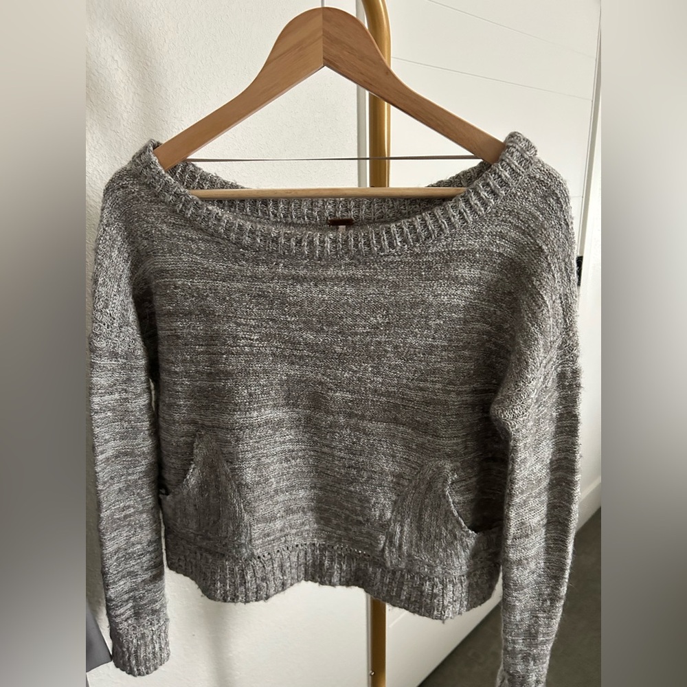 Free people grey Women's Sweater
